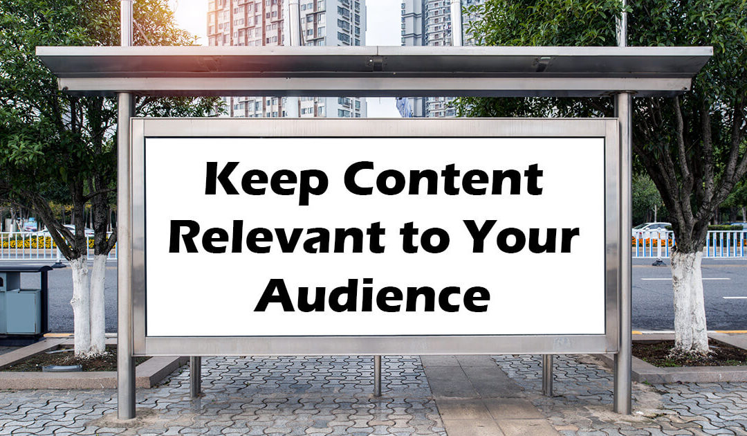 Bus Shelter with Relevance Message